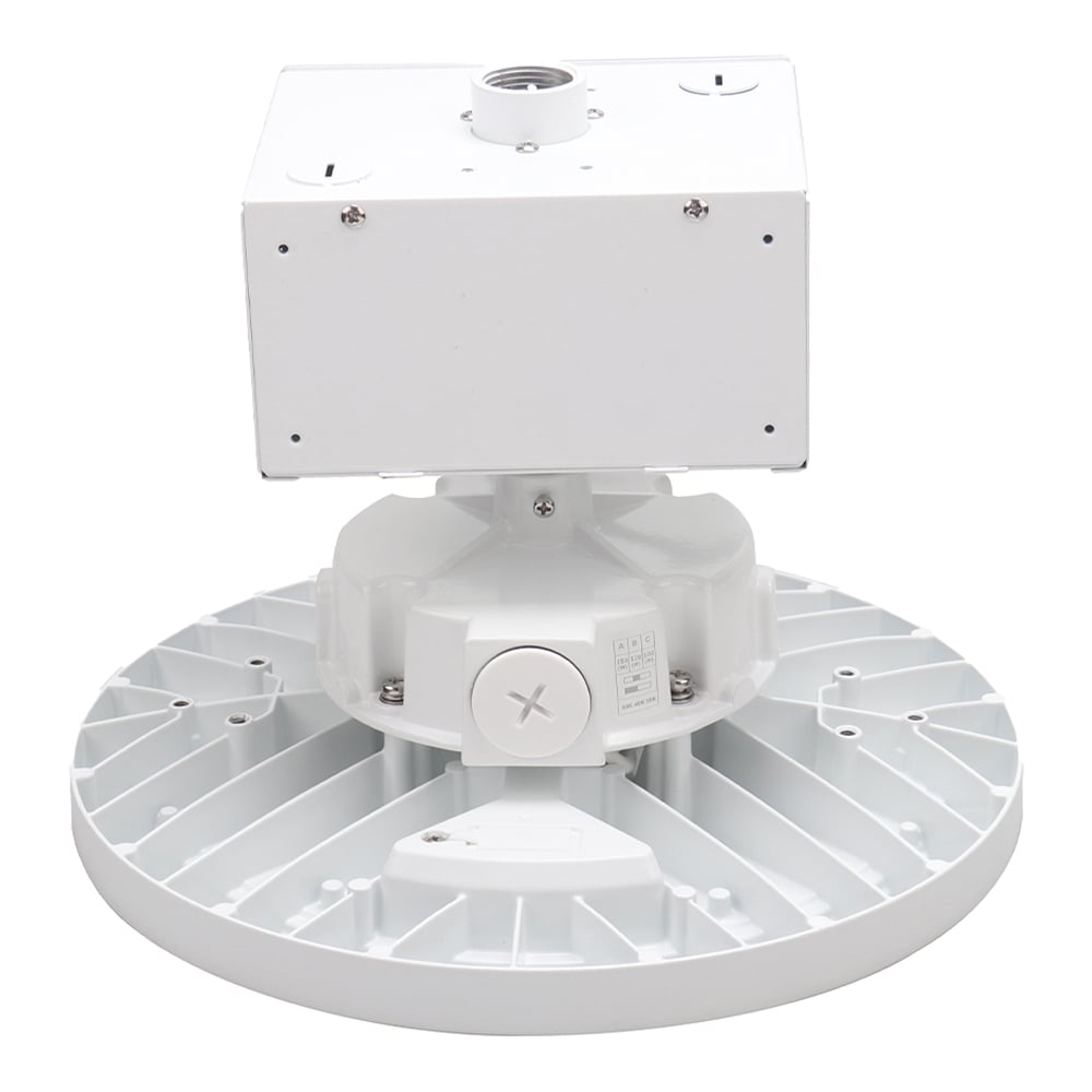 ROUND LED ECONOMICAL AND HIGH PERFORMING HIGH BAY WITH 3 CCT AND POWER SELECTABLE FEATURES