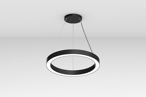 4 CCT AND 4 POWER SELECTABLE LED ARCHITECTURAL RING SUSPENDED WITH DIRECT/INDIRECT LIGHT RATIO SELECTION