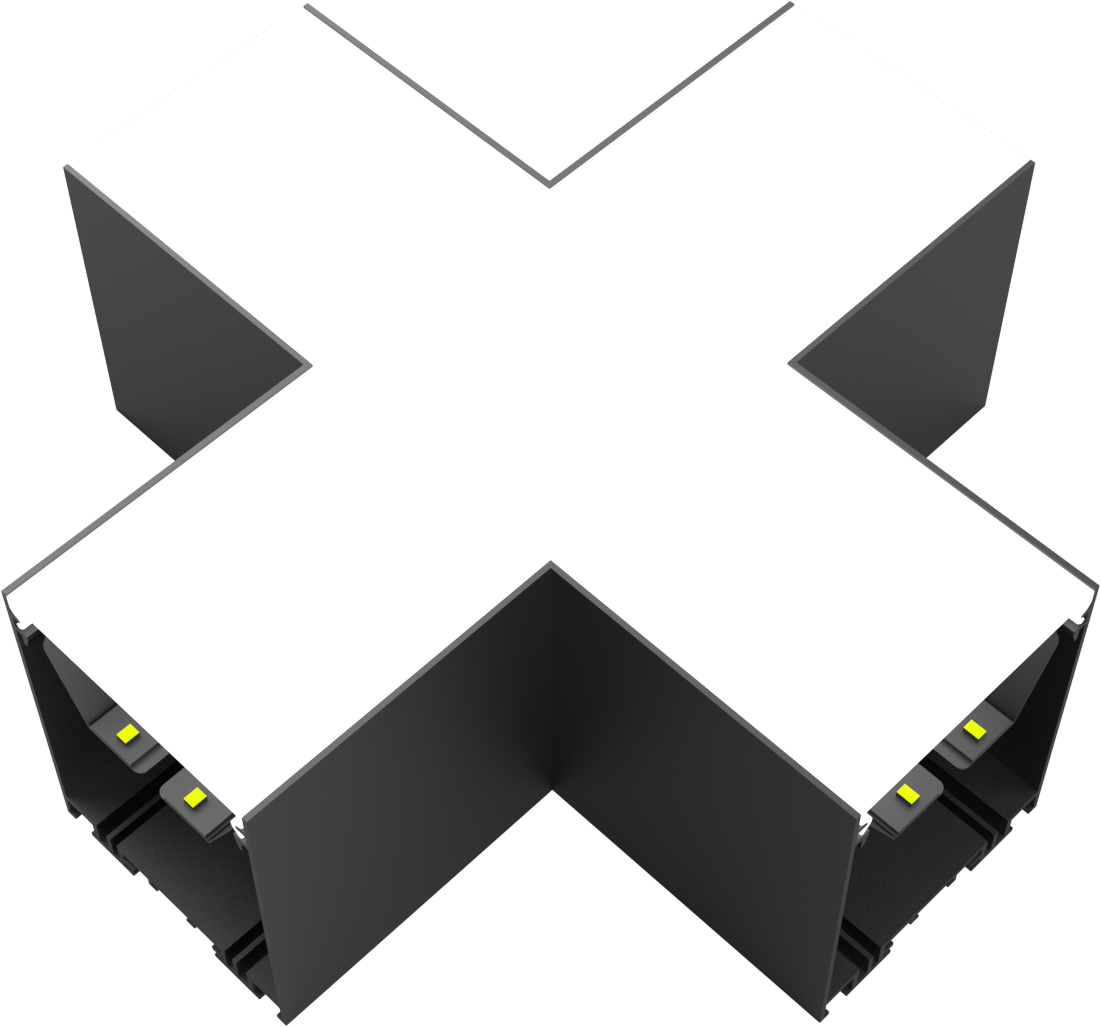 LED LINEAR 2’, 4' AND 8' SUSPENDED WITH 3 CCT SELECTABLE