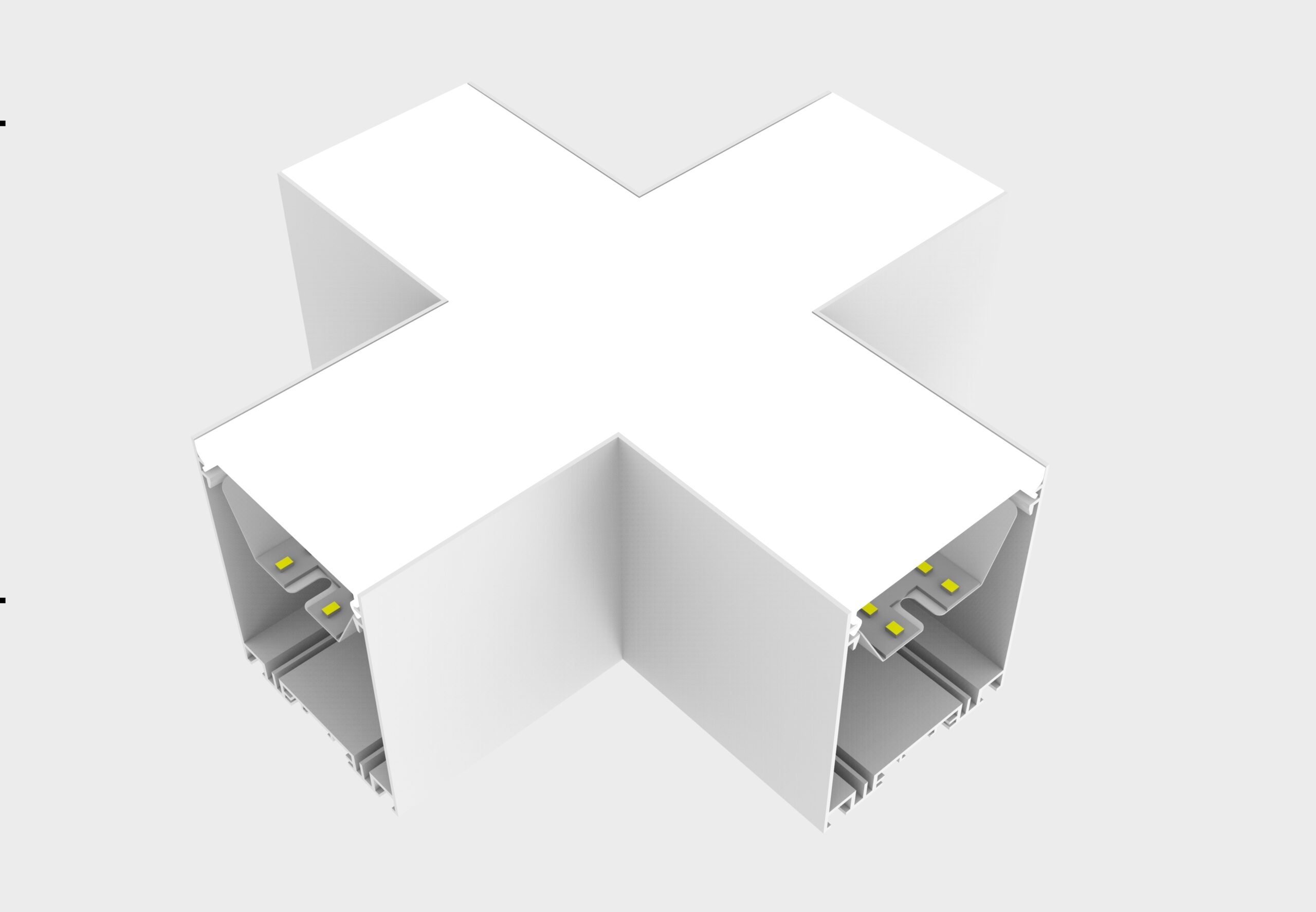 LED LINEAR 2’, 4' AND 8' SUSPENDED WITH 3 CCT SELECTABLE