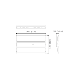 ECONOMICAL AND HIGH-PERFORMING LED LINEAR HIGH BAY LUMINAIRE WITH 3 CCT AND 3 POWER SELECTABLE FEATURES
