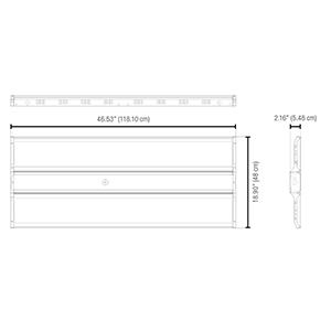ECONOMICAL AND HIGH-PERFORMING LED LINEAR HIGH BAY LUMINAIRE WITH 3 CCT AND 3 POWER SELECTABLE FEATURES