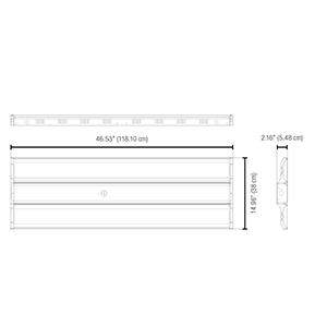 ECONOMICAL AND HIGH-PERFORMING LED LINEAR HIGH BAY LUMINAIRE WITH 3 CCT AND 3 POWER SELECTABLE FEATURES