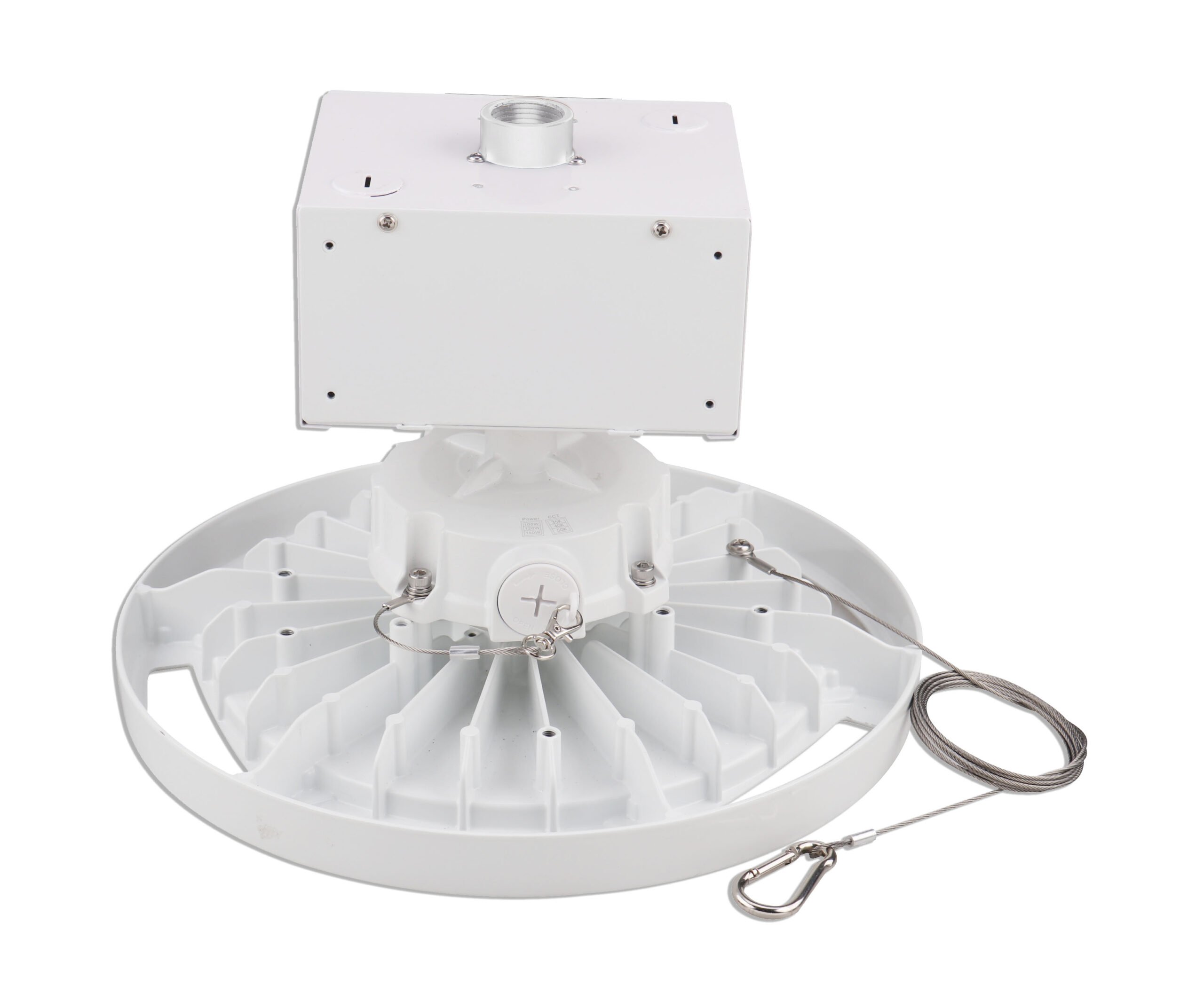 ROUND LED ECONOMICAL AND HIGH PERFORMING HIGH BAY WITH 3 CCT AND POWER SELECTABLE FEATURES