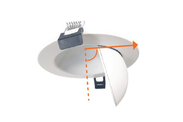 4" directional Downlight with Single CCT or 3 CCT Selectable