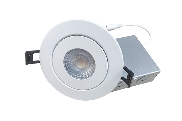 4" directional Downlight with Single CCT or 3 CCT Selectable