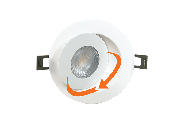 4" directional Downlight with Single CCT or 3 CCT Selectable